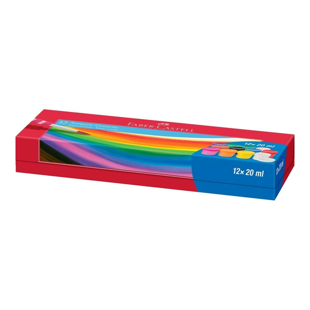 Guase 12 Culori 20ML Faber-castell
