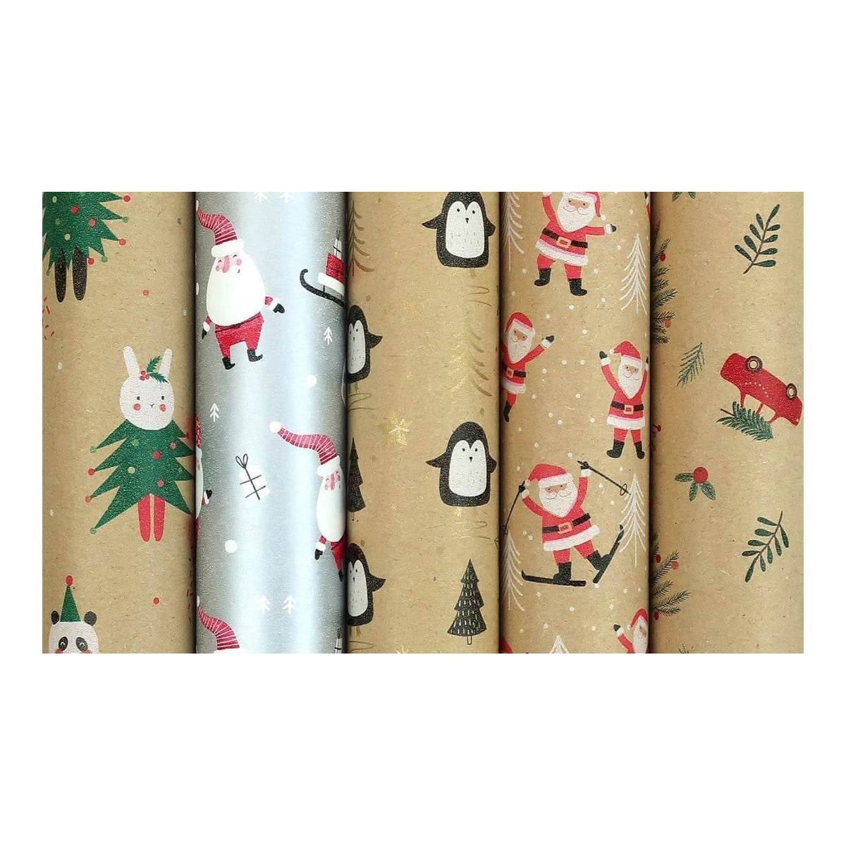 Hartie Ambalaj Rola 70CM X 2M Santas Wonderland Rotolux