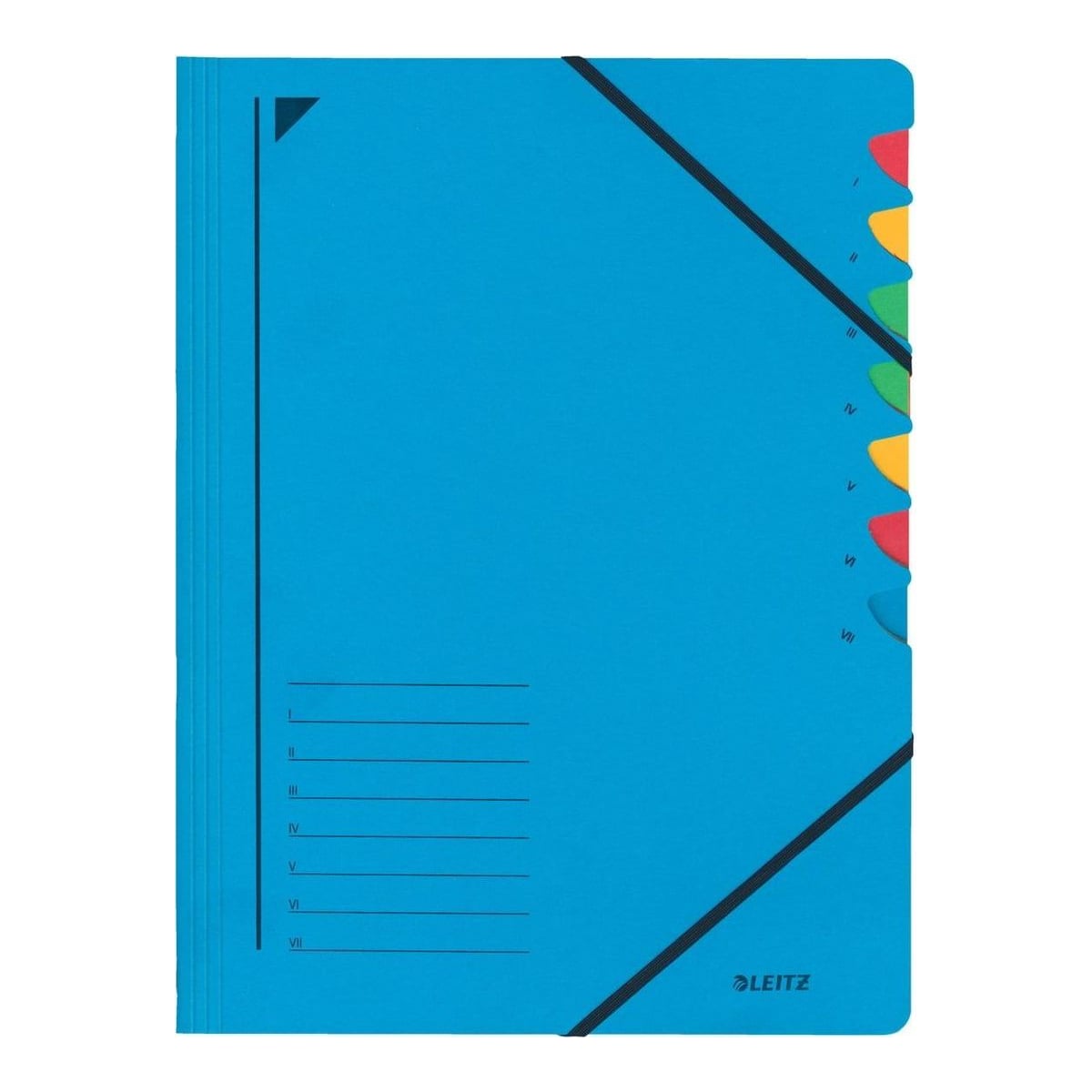 Mapa Carton Cu Elastic 7 Separatoare Fashion Leitz