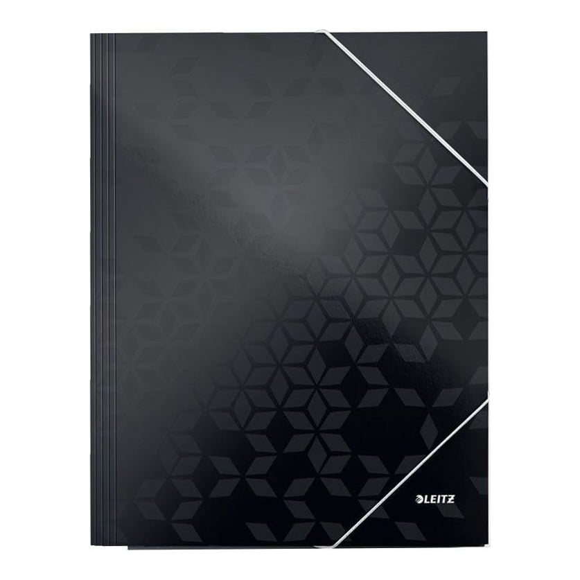 Mapa Carton Cu Elastic Negru Wow Leitz