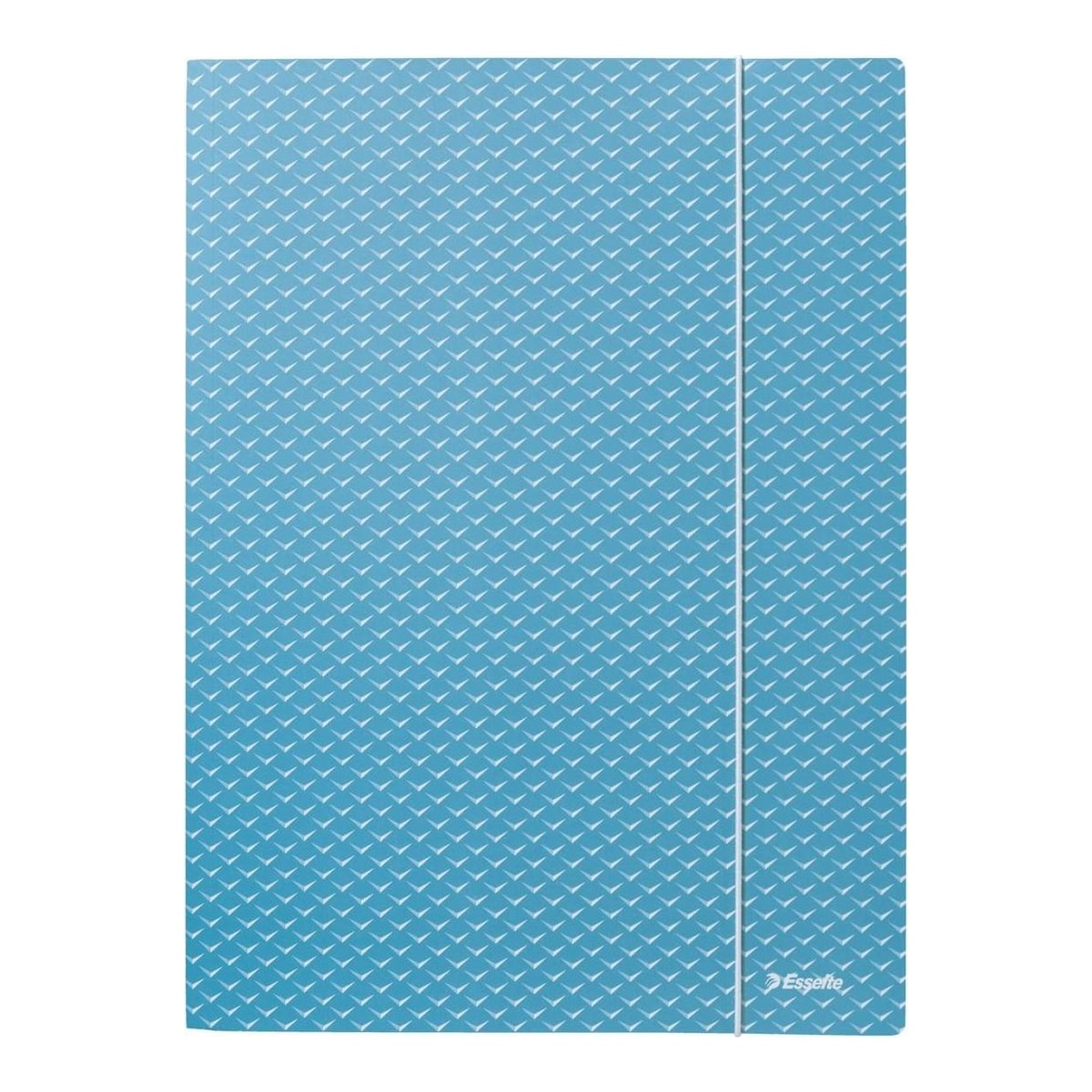 Mapa Carton Cu Elastic Albastra Reciclabila Colour'breeze Esselte