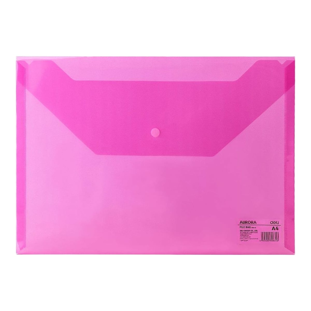Mapa Plastic Cu Buton A4 Rosie Deli