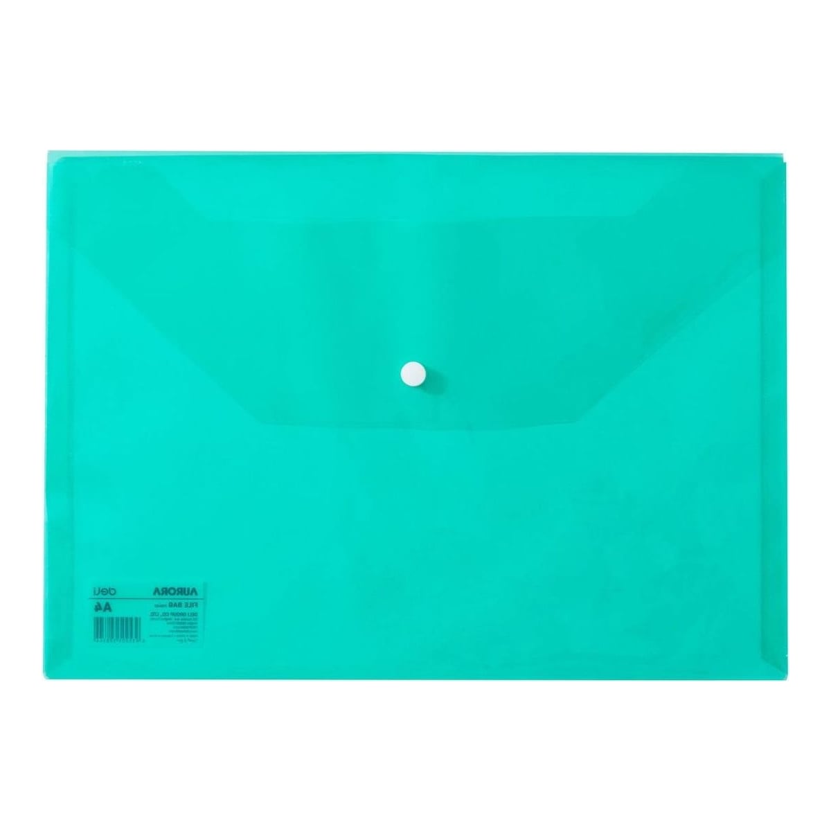 Mapa Plastic Cu Buton A4 Verde Deli