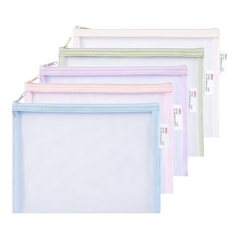 Mapa Protectie Poliester Zip A5 Deli