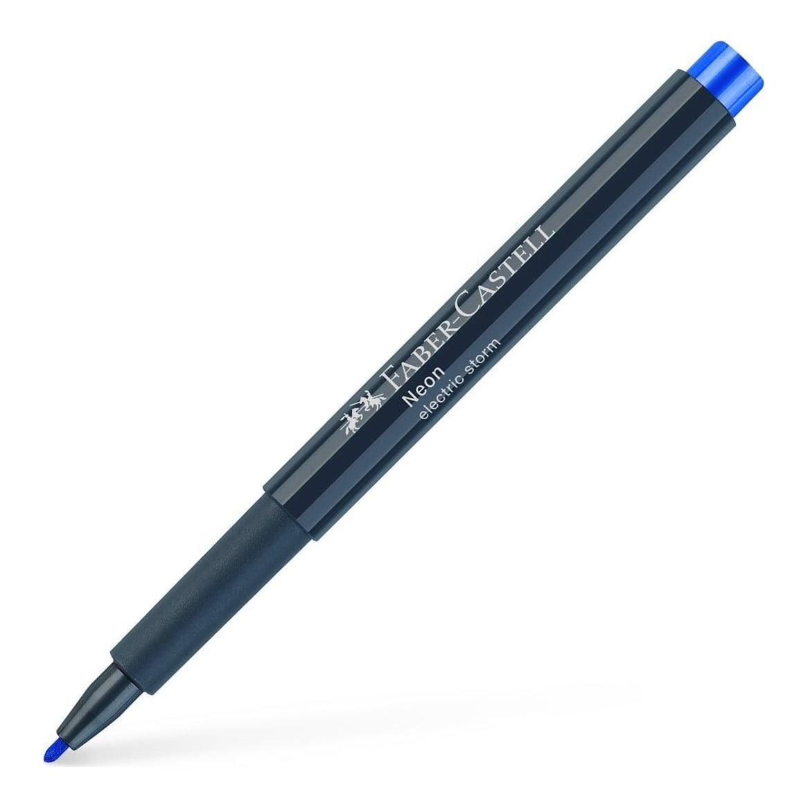 Marker Creativ Albastru Neon Faber-castell
