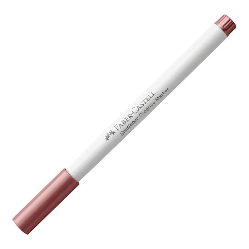 Marker Creativ Goldfaber Rosu Crimson Metalizat 593 1.5MM Faber-castell