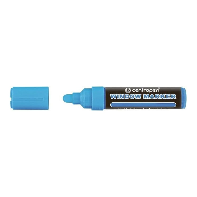 Marker Creta Lichida Albastru 2-15MM Varf Rotund 9121 Centropen