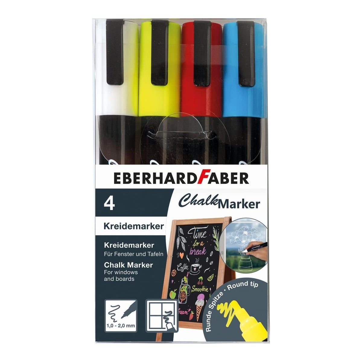 Marker Creta Set 4 Bucati Eberhard Faber
