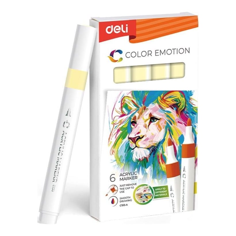 Marker Acrilic Galben Deschis Color Emotion Deli