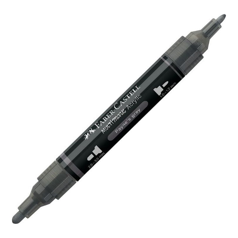 Marker Acrilic Multimark Cul. 181 Gri Payne Faber-castell
