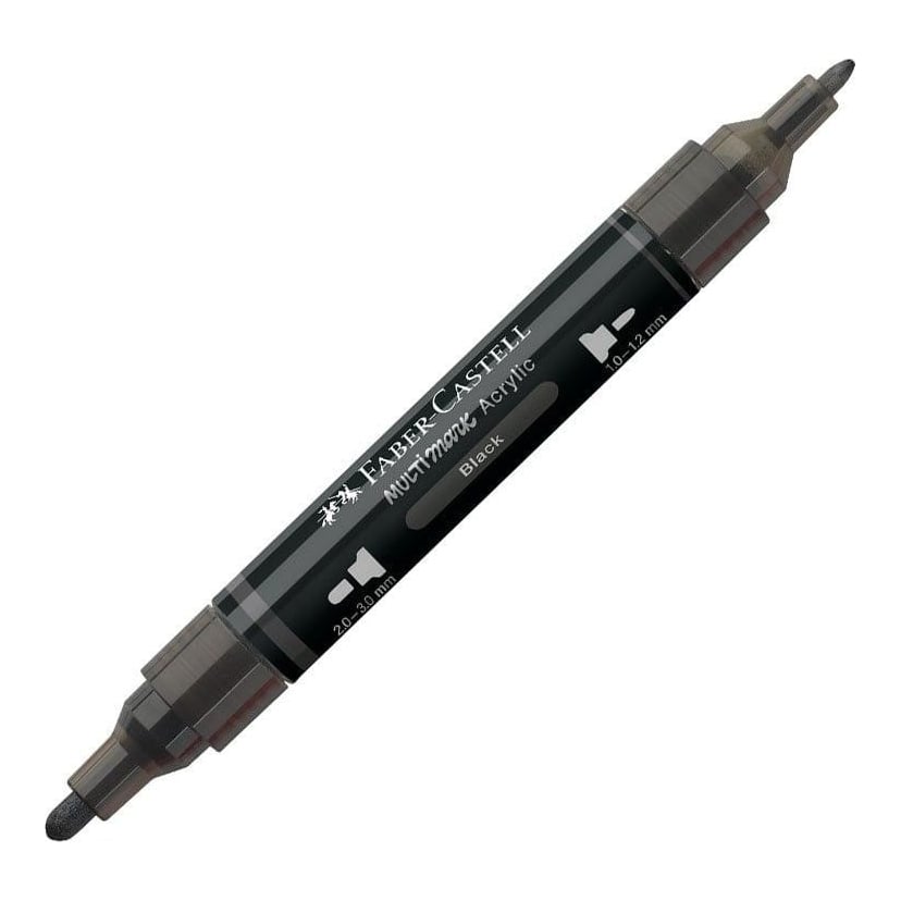 Marker Acrilic Multimark Cul. 199 Negru Faber-castell