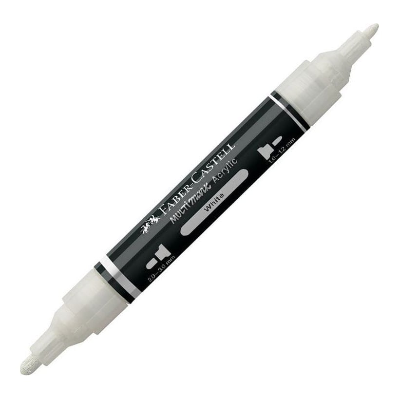 Marker Acrilic Multimark Cul. 101 Alb Faber-castell