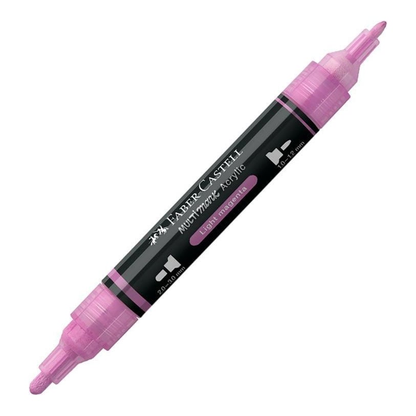 Marker Acrilic Multimark Cul. 119 Magenta Deschis Faber-castell