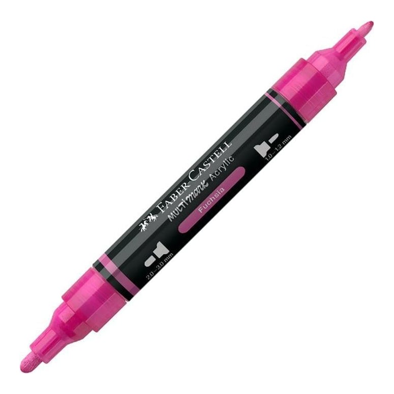 Marker Acrilic Multimark Cul. 125 Fuschia Faber-castell