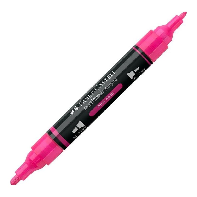 Marker Acrilic Multimark Cul. 253 Roz Neon Faber-castell