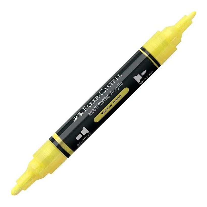 Marker Acrilic Multimark Cul. 256 Galben Neon Faber-castell