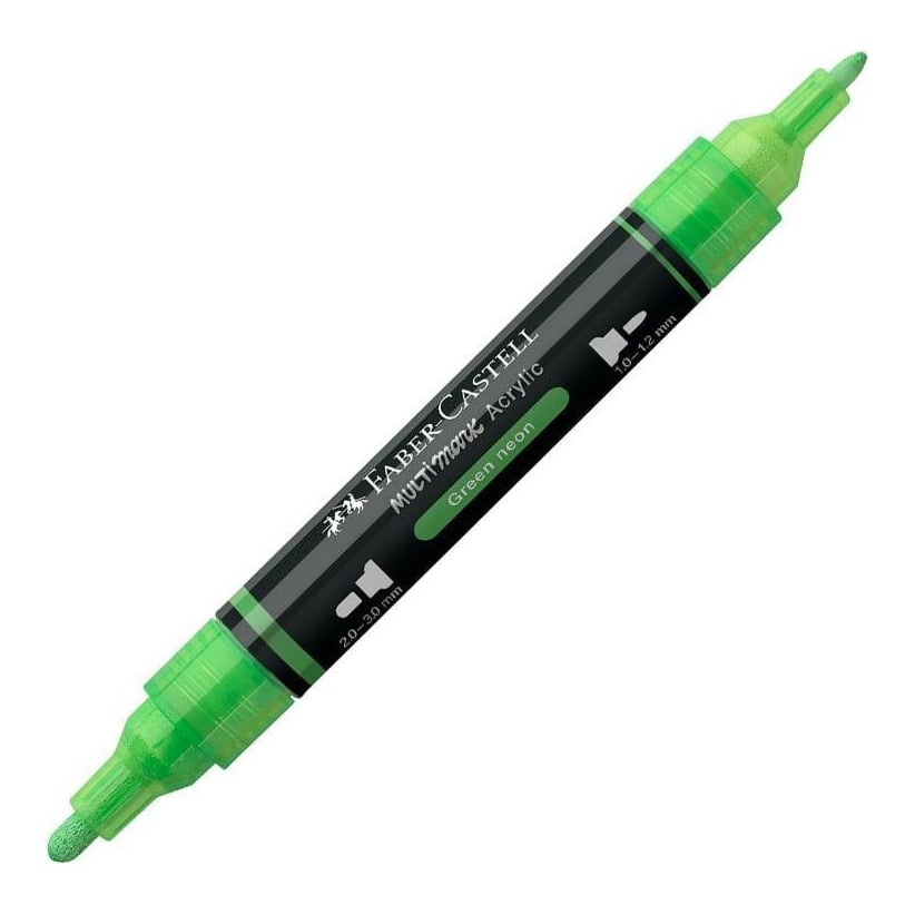 Marker Acrilic Multimark Cul. 257 Verde Neon Faber-castell