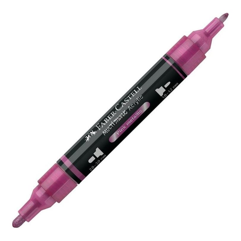Marker Acrilic Multimark Cul. 290 Roz Metalizat Faber-castell