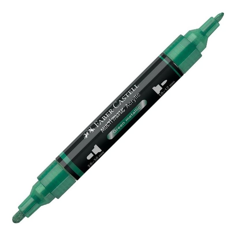 Marker Acrilic Multimark Cul. 295 Verde Metalizat Faber-castell