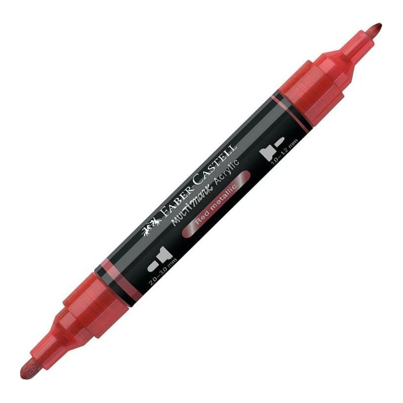 Marker Acrilic Multimark Cul. 296 Rosu Metalizat Faber-castell