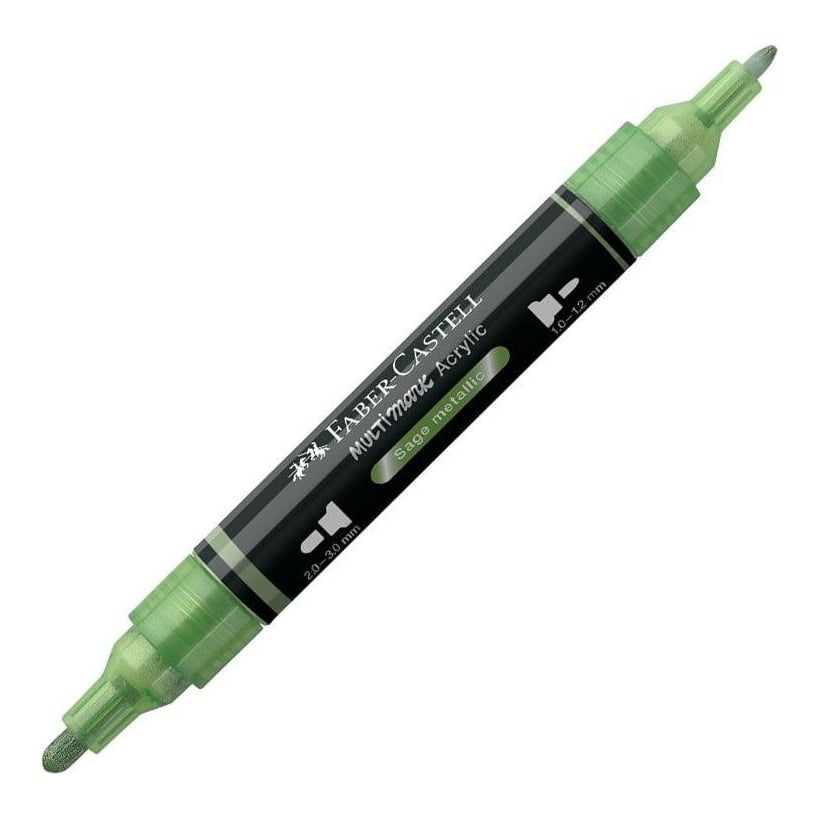 Marker Acrilic Multimark Cul. 298 Verde Arctic Metalizat Faber-castell