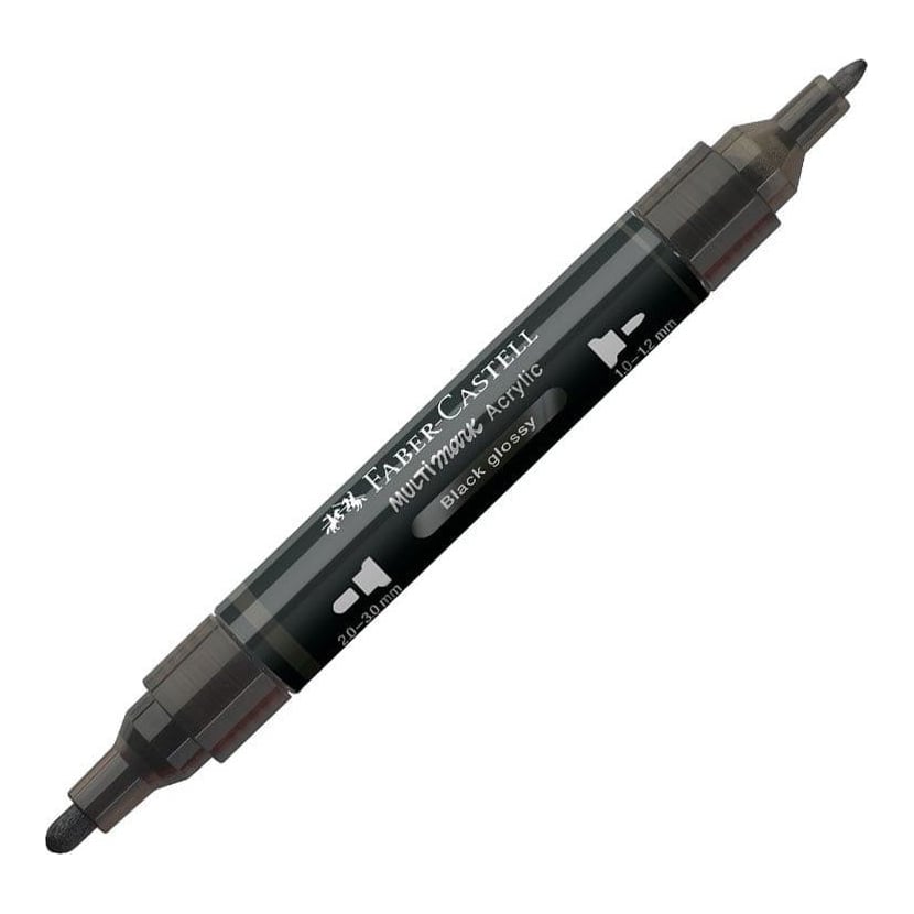 Marker Acrilic Multimark Cul. 299 Negru Lucios Faber-castell
