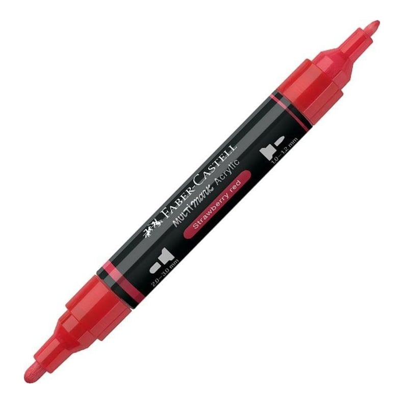 Marker Acrilic Multimark Cul. 219 Rosu Capsuna Faber-castell