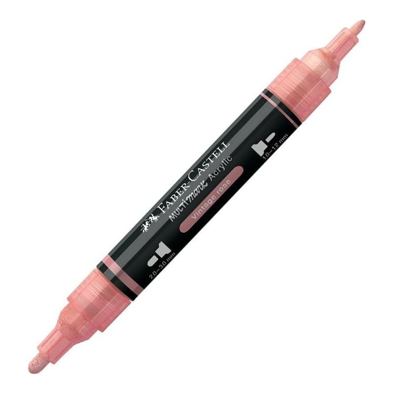Marker Acrilic Multimark Cul. 304 Roz Vintage Faber-castell