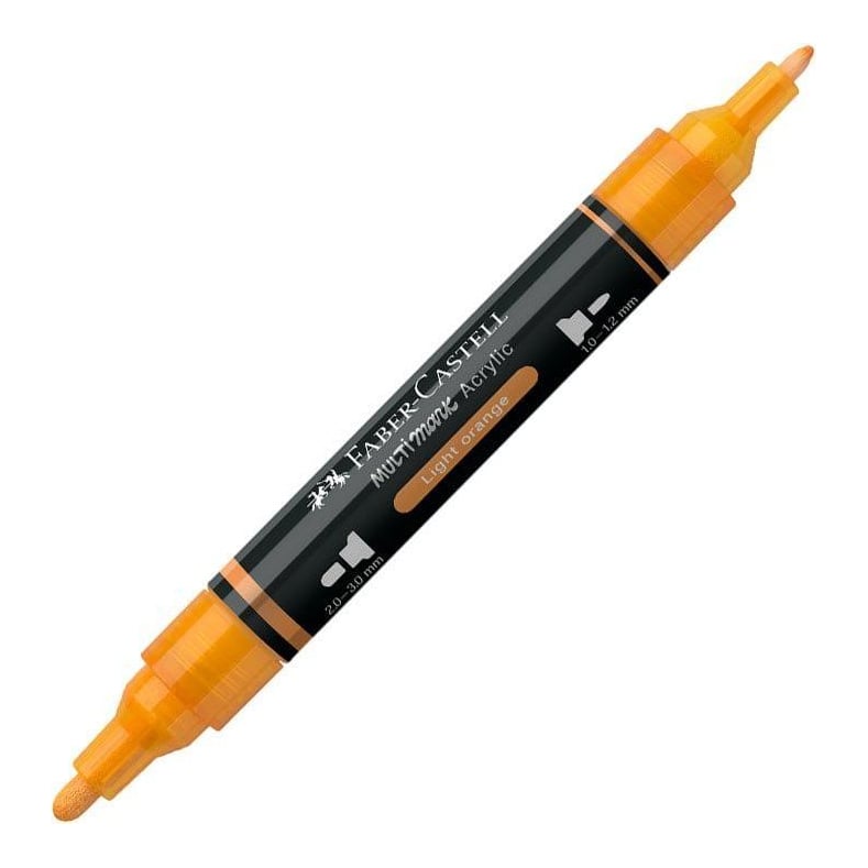 Marker Acrilic Multimark Cul. 309 Portocaliu Deschis Faber-castell