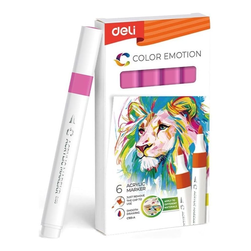 Marker Acrilic Roz Aprins Color Emotion Deli