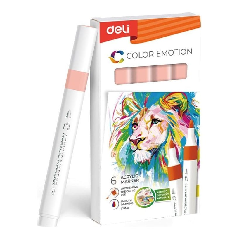 Marker Acrilic Roz Perla Color Emotion Deli
