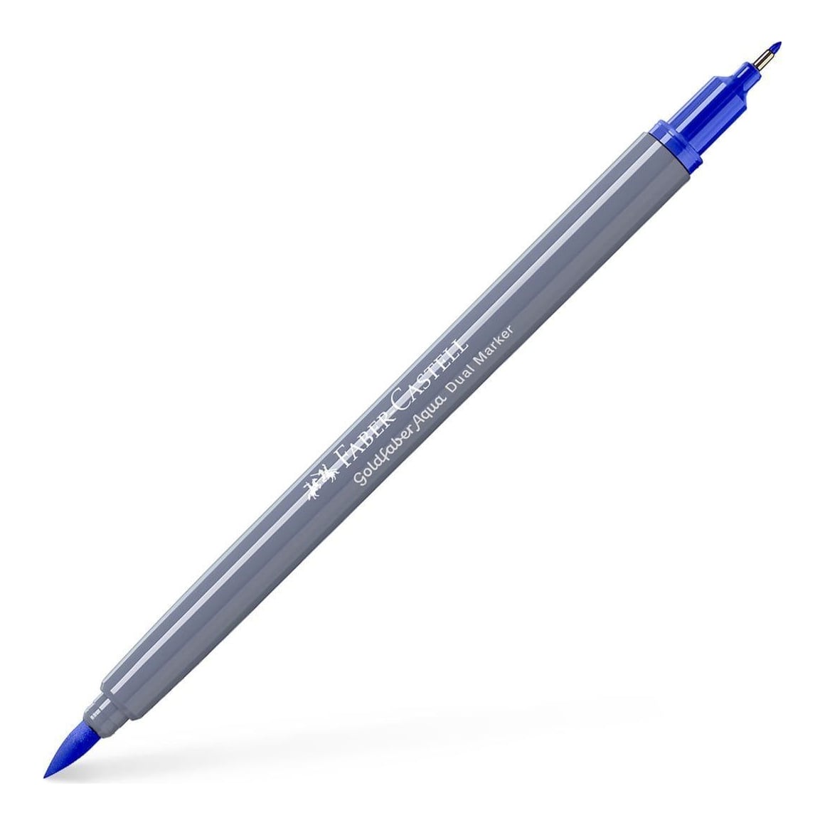 Marker Solubil 2 Capete Goldfaber Albastru Marin 248 Faber-castell