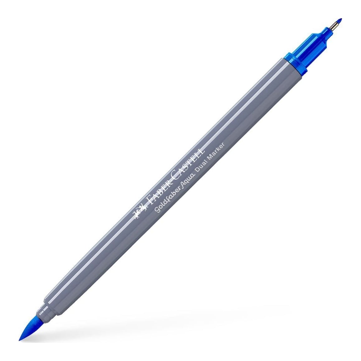 Marker Solubil 2 Capete Goldfaber Albastru Phtalo 110 Faber-castell