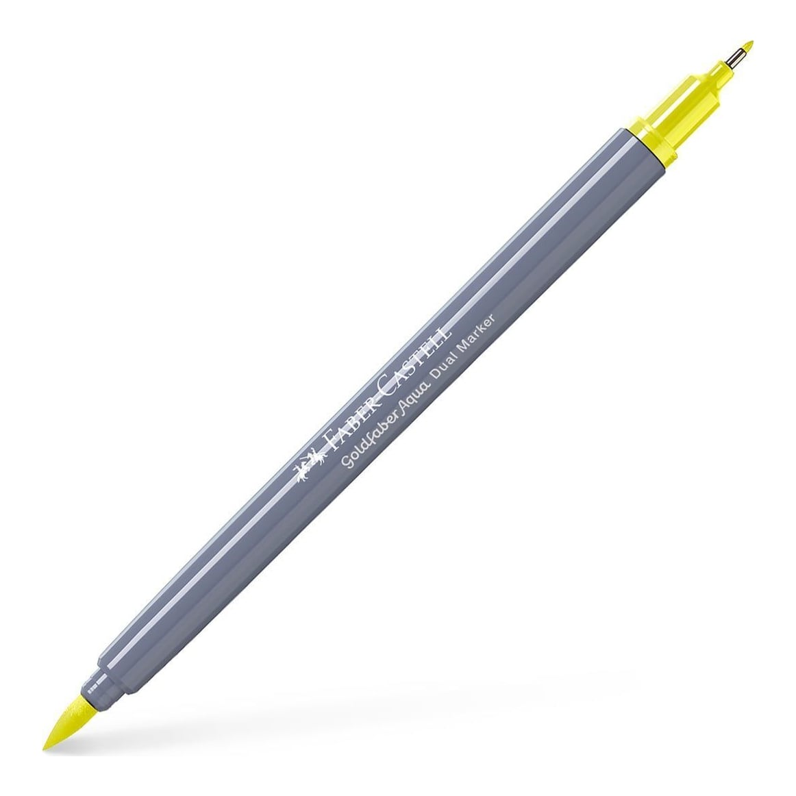 Marker Solubil 2 Capete Goldfaber Galben Lamaie 205 Faber-castell