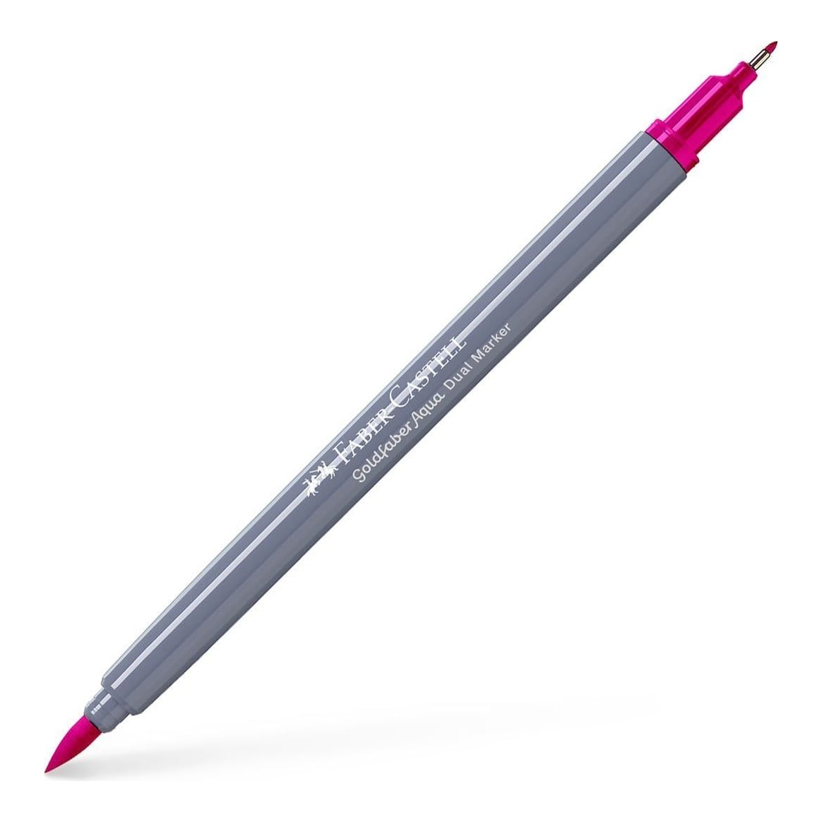Marker Solubil 2 Capete Goldfaber Roz Purpuriu Mediu 125 Faber-castell