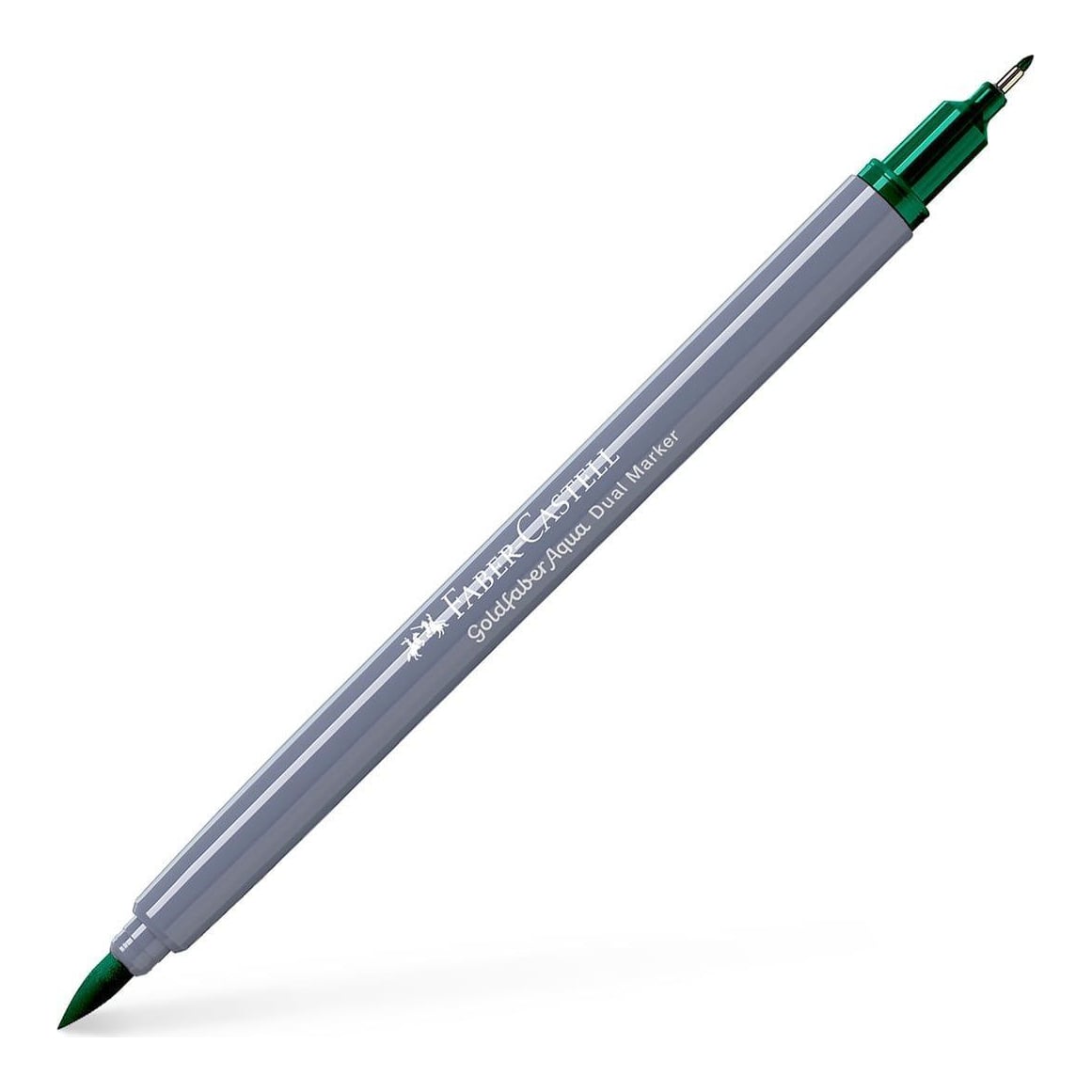 Marker Solubil 2 Capete Goldfaber Verde Phtalo Inchis 264 Faber-castell