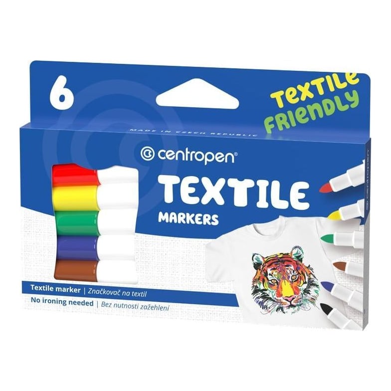 Marker Pentru Textile 6/Set 2739 Centropen