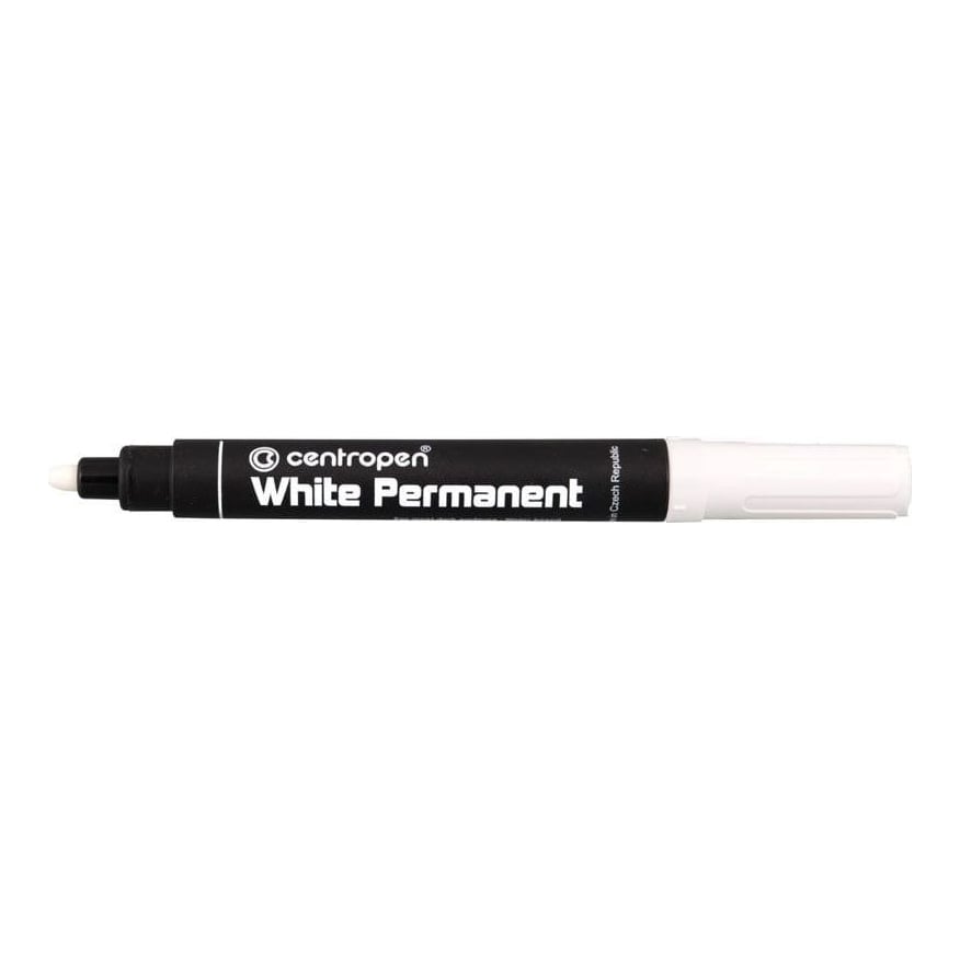 Marker Permanent Alb 2.5MM 8586 Centropen