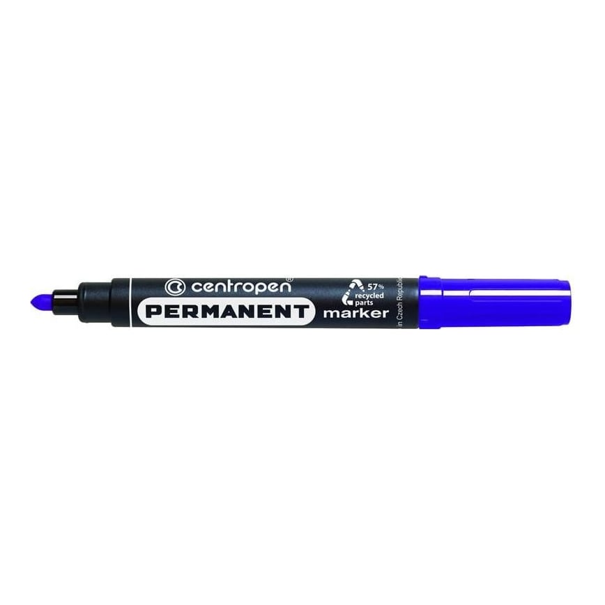 Marker Permanent Albastru Varf Rotund 2.5MM 8566 Centropen