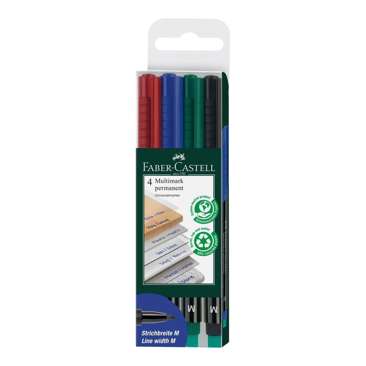 Marker Permanent Set 4 M Multimark Faber-castell