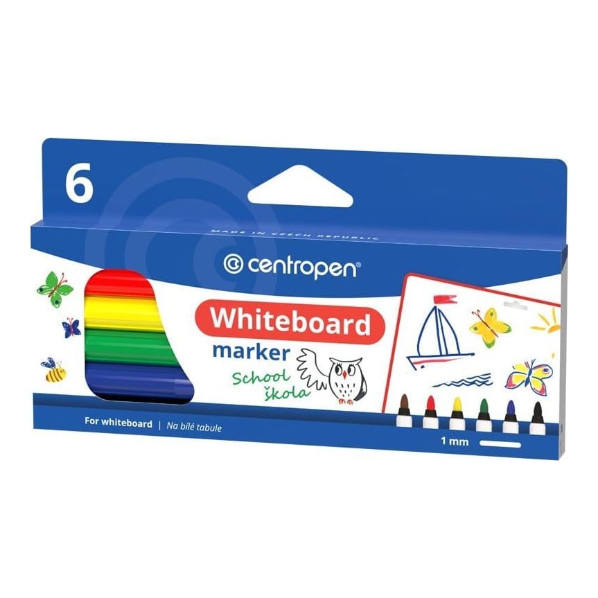 Marker Whiteboard 6/Set 1-2MM 2507 Centropen