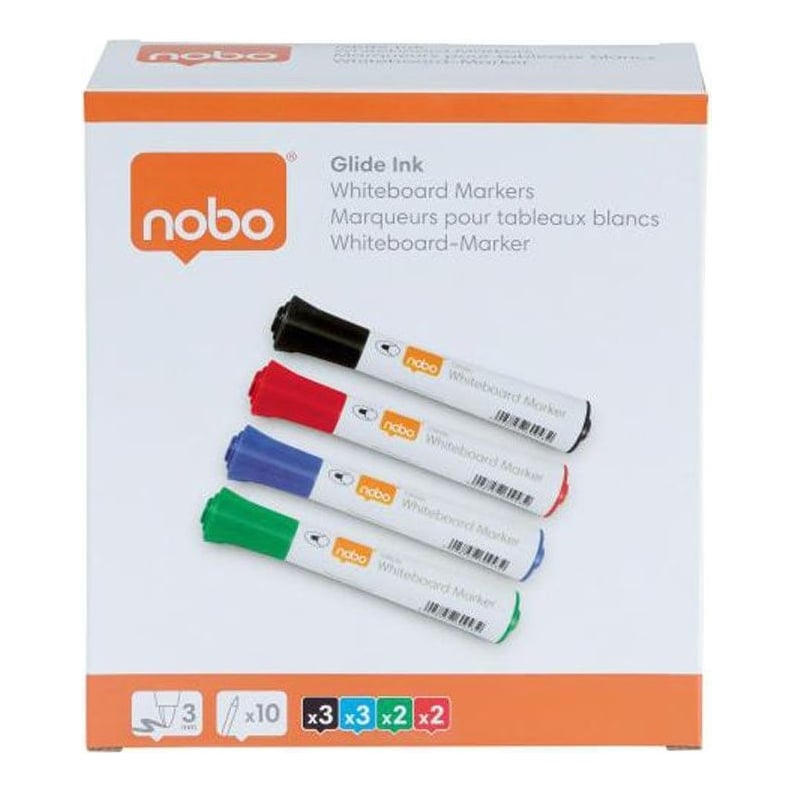 Marker Whiteboard 3MM 10 Buc/Set Nobo