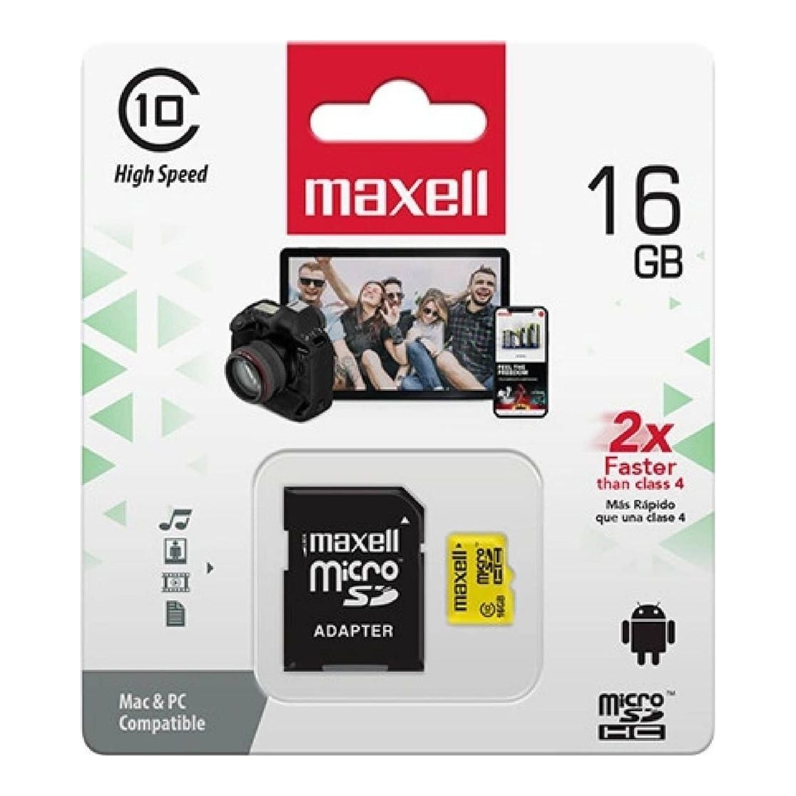 Memorie Micro Sdhc 16 GB CLS10 Cu Adaptor Maxell