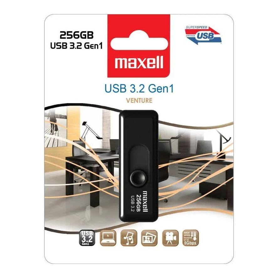 Memorie USB 256 GB Venture USB 3.2 Maxell