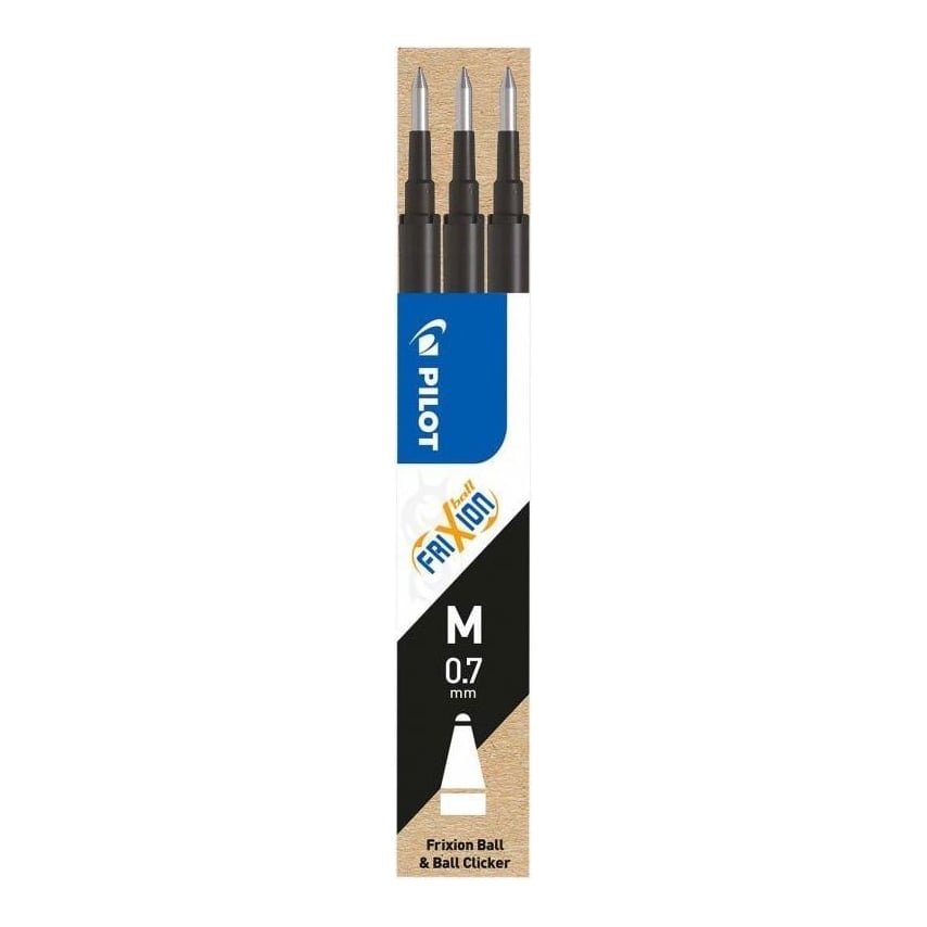 Mina Roller 0.7MM Neagra 3/Set Frixion Pilot