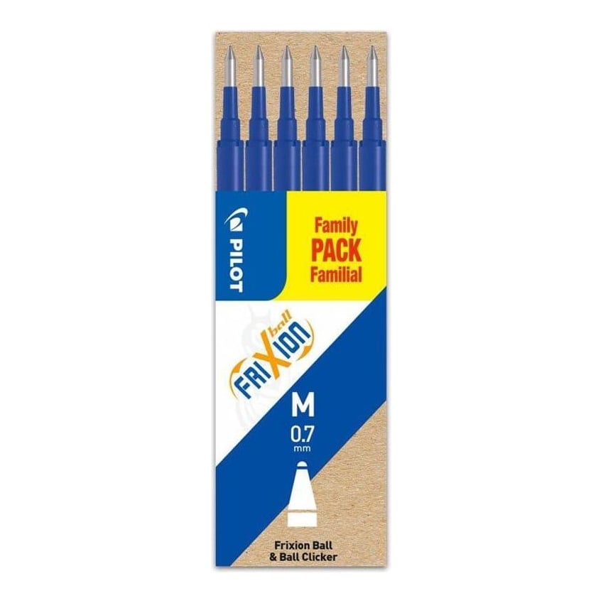Mina Roller 0.7MM Albastra 6/Set Frixion Pilot