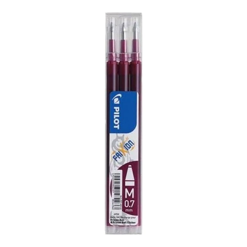 Mina Roller 0.7MM Purple 3/Set Frixion Pilot