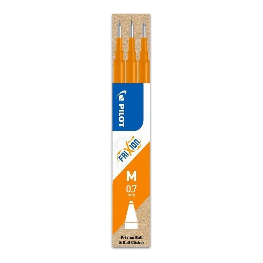 Mina Roller 0.7MM Portocalie 3/Set Frixion Pilot