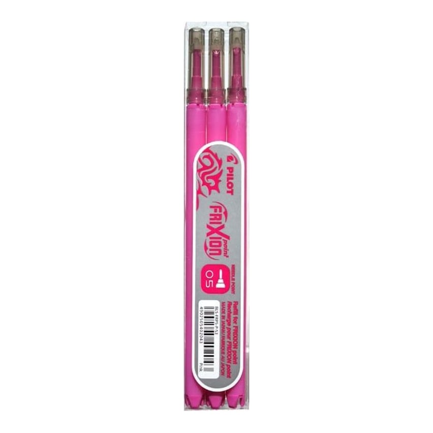 Mina Roller 0.5MM Roz Point 3/Set Frixion Pilot