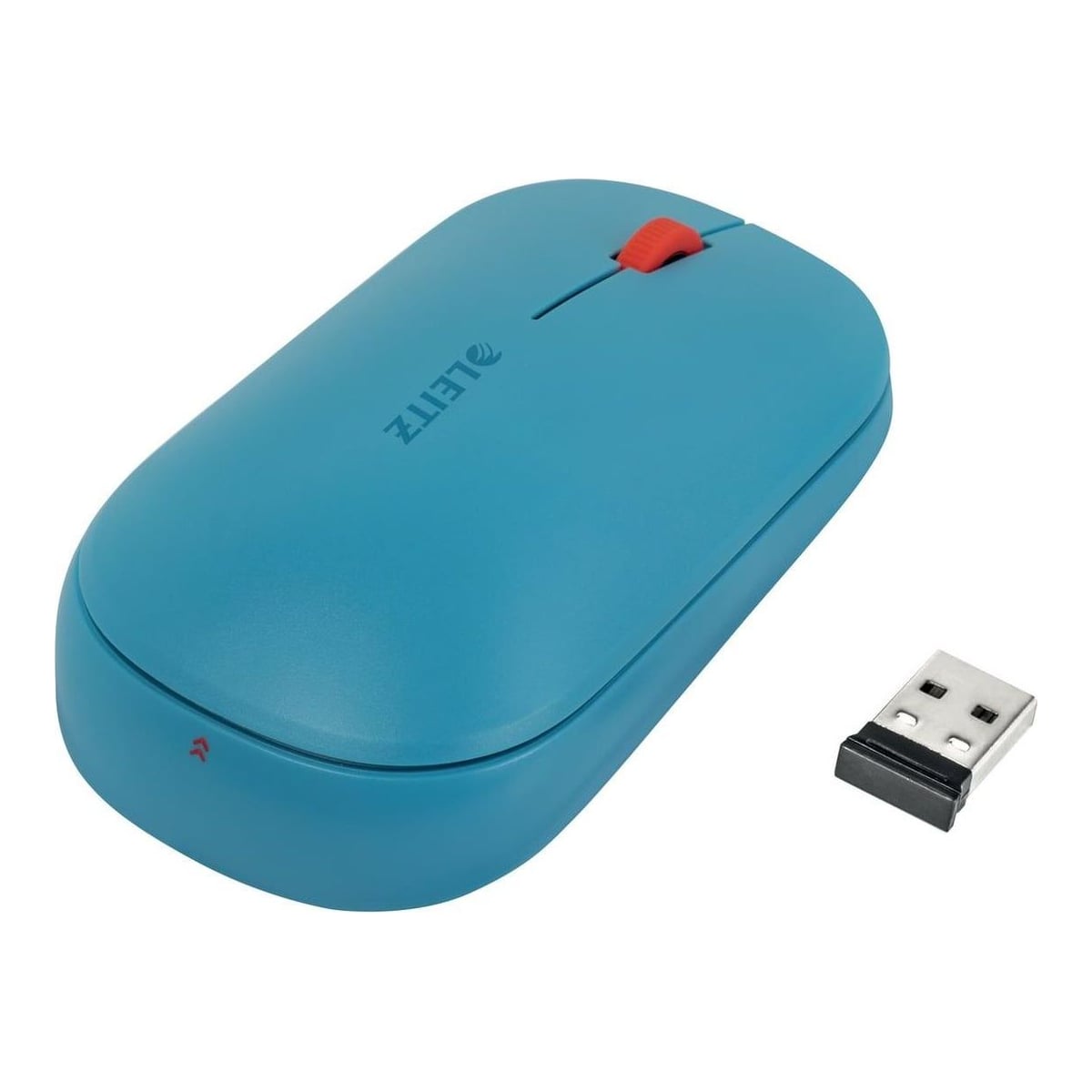 Mouse Optic Conexiune Duala Albastru Celest Cosy Leitz